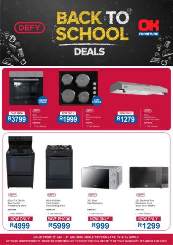 OK Furniture catalogue  - 17/01/2025 - 31/01/2025.