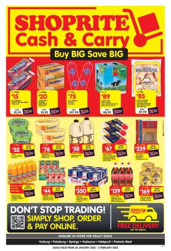 Shoprite catalogue  - 20/01/2025 - 02/02/2025.