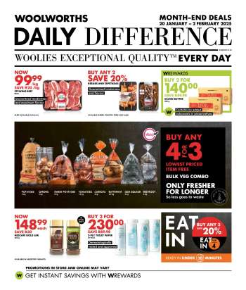 Woolworths catalogue  - 20/01/2025 - 02/02/2025.