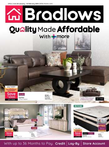 Bradlows catalogue  - 20/01/2025 - 16/02/2025.