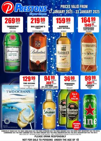 Prestons Liquor Stores catalogue  - 17/01/2025 - 23/02/2025.