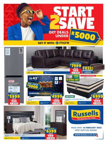 Russells catalogue  - 20/01/2025 - 16/02/2025.