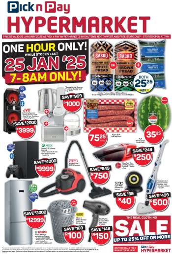 Pick n Pay Hypermarket catalogue  - 25/01/2025 - 25/01/2025.