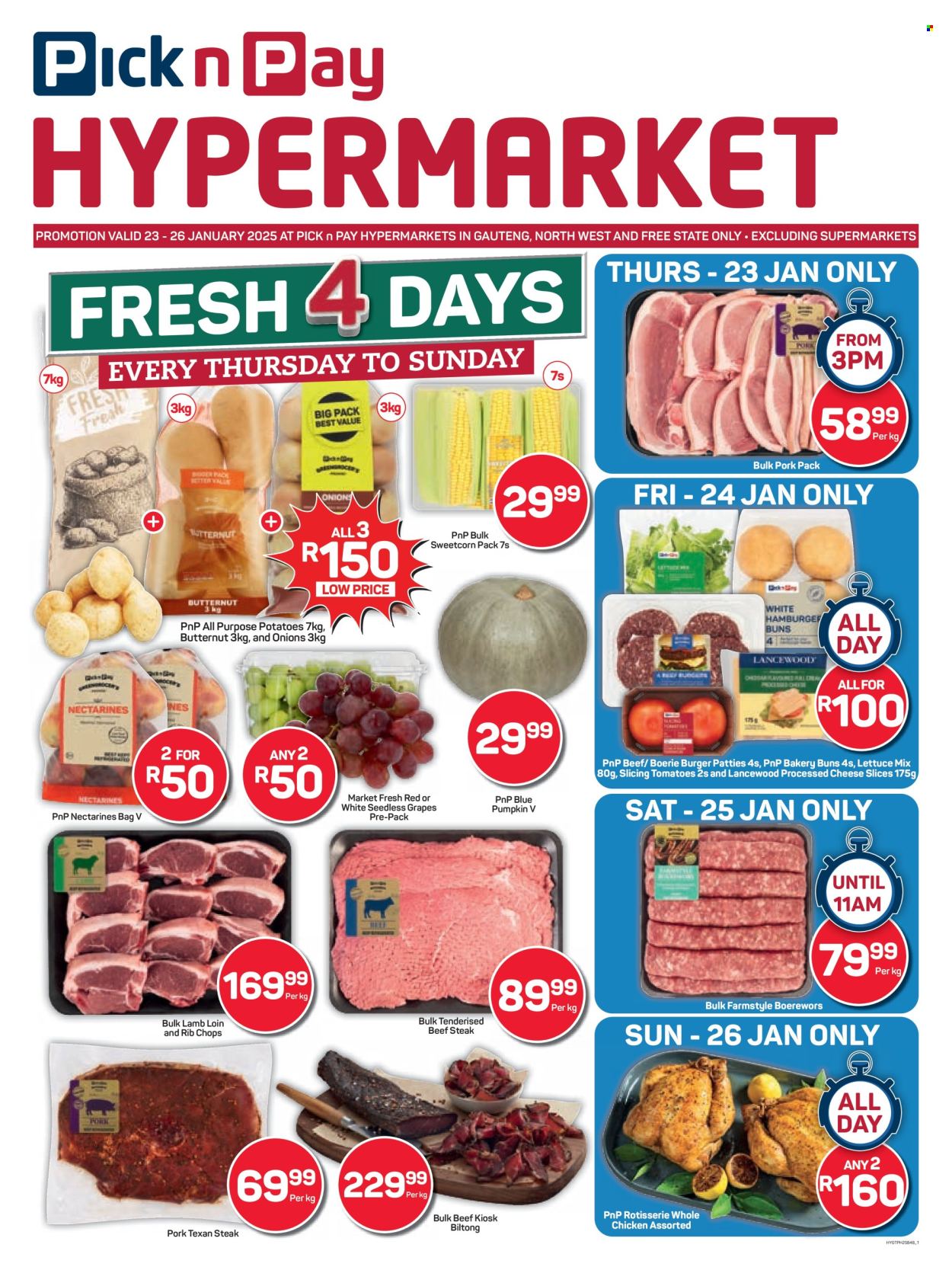 Pick n Pay Hypermarket specials - 23/01/2025 - 26/01/2025. Page 1