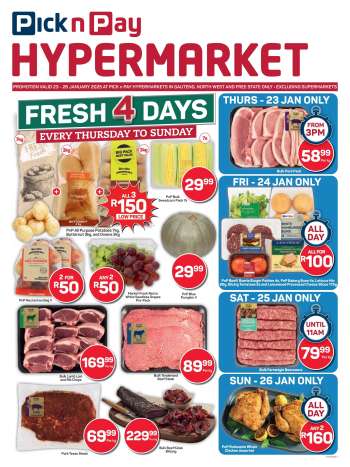 Pick n Pay Hypermarket catalogue  - 23/01/2025 - 26/01/2025.