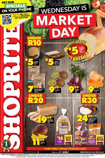 Shoprite catalogue  - 22/01/2025 - 22/01/2025.