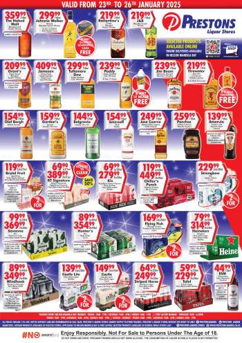 Prestons Liquor Stores catalogue  - 23/01/2025 - 26/01/2025.