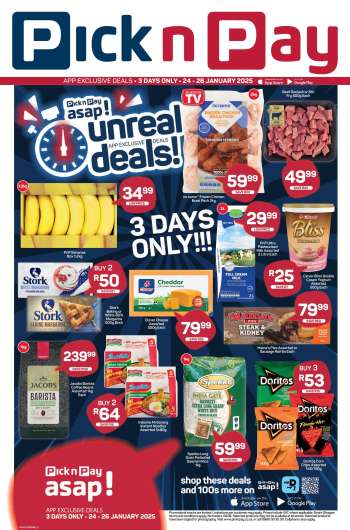 Pick n Pay catalogue  - 24/01/2025 - 26/01/2025.