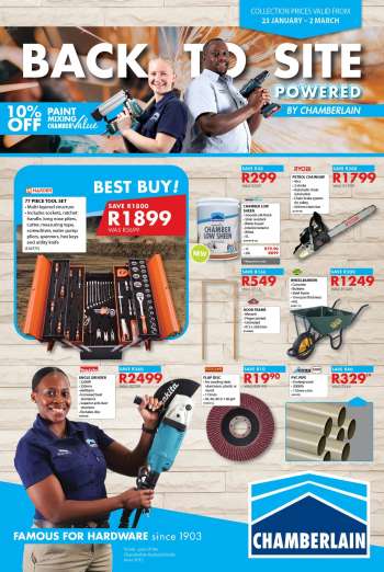 Chamberlain catalogue  - 23/01/2025 - 02/03/2025.