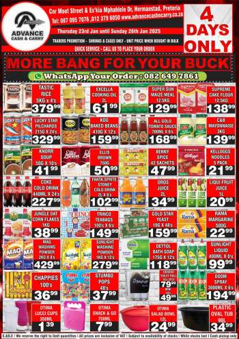 Advance Cash & Carry catalogue  - 23/01/2025 - 26/01/2025.