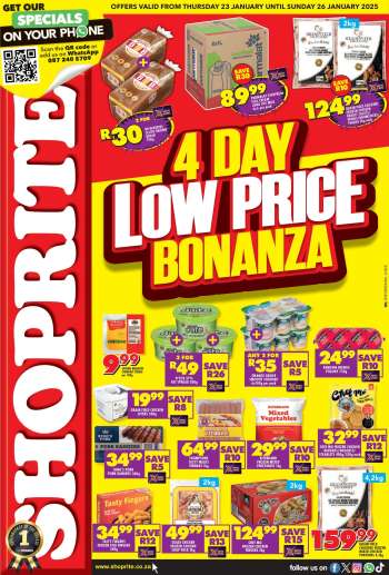 Shoprite catalogue  - 23/01/2025 - 26/01/2025.