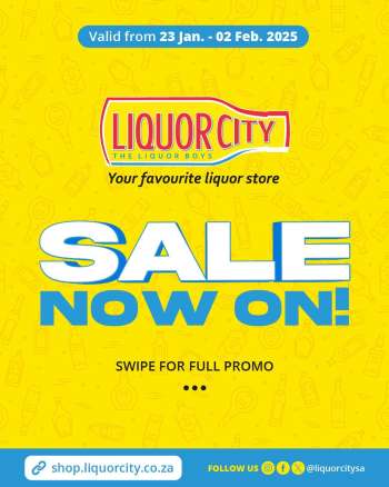 Liquor City catalogue  - 23/01/2025 - 02/02/2025.