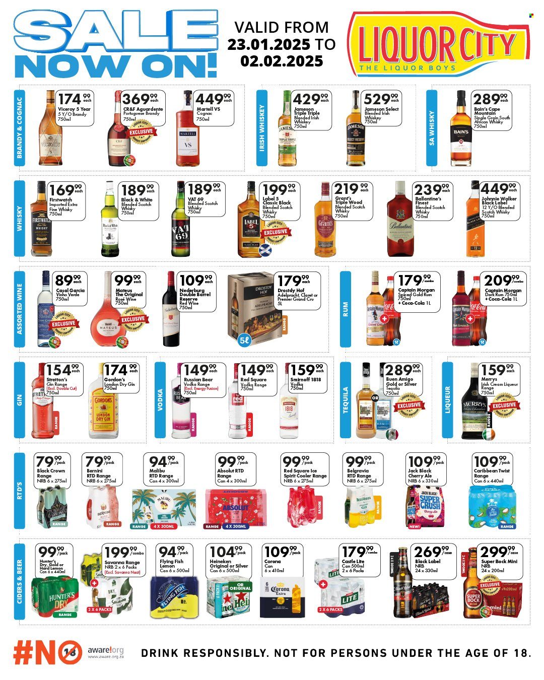 Liquor City specials - 23/01/2025 - 02/02/2025. Page 2