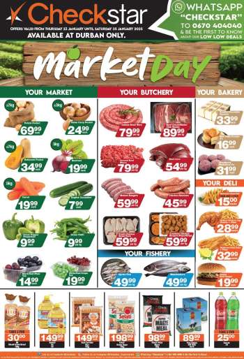 Checkstar catalogue  - 23/01/2025 - 25/01/2025.