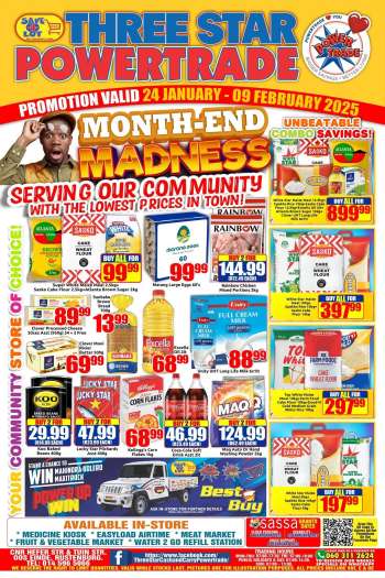 Three Star Cash and Carry catalogue  - 24/01/2025 - 09/02/2025.