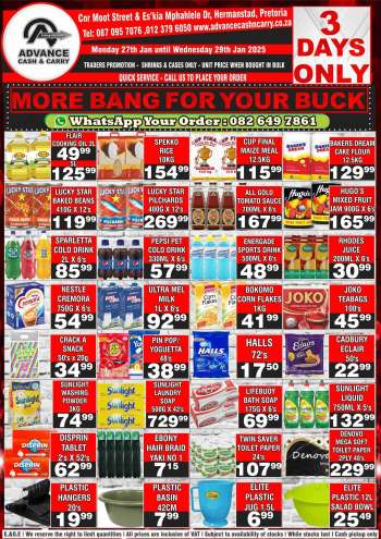 Advance Cash & Carry catalogue  - 27/01/2025 - 29/01/2025.