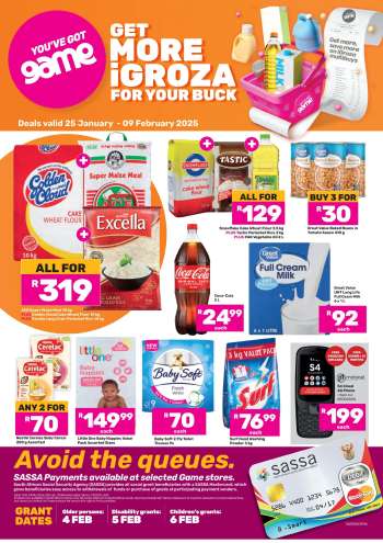 Game catalogue  - 25/01/2025 - 09/02/2025.