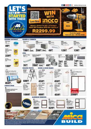 Mica catalogue  - 28/01/2025 - 09/02/2025.