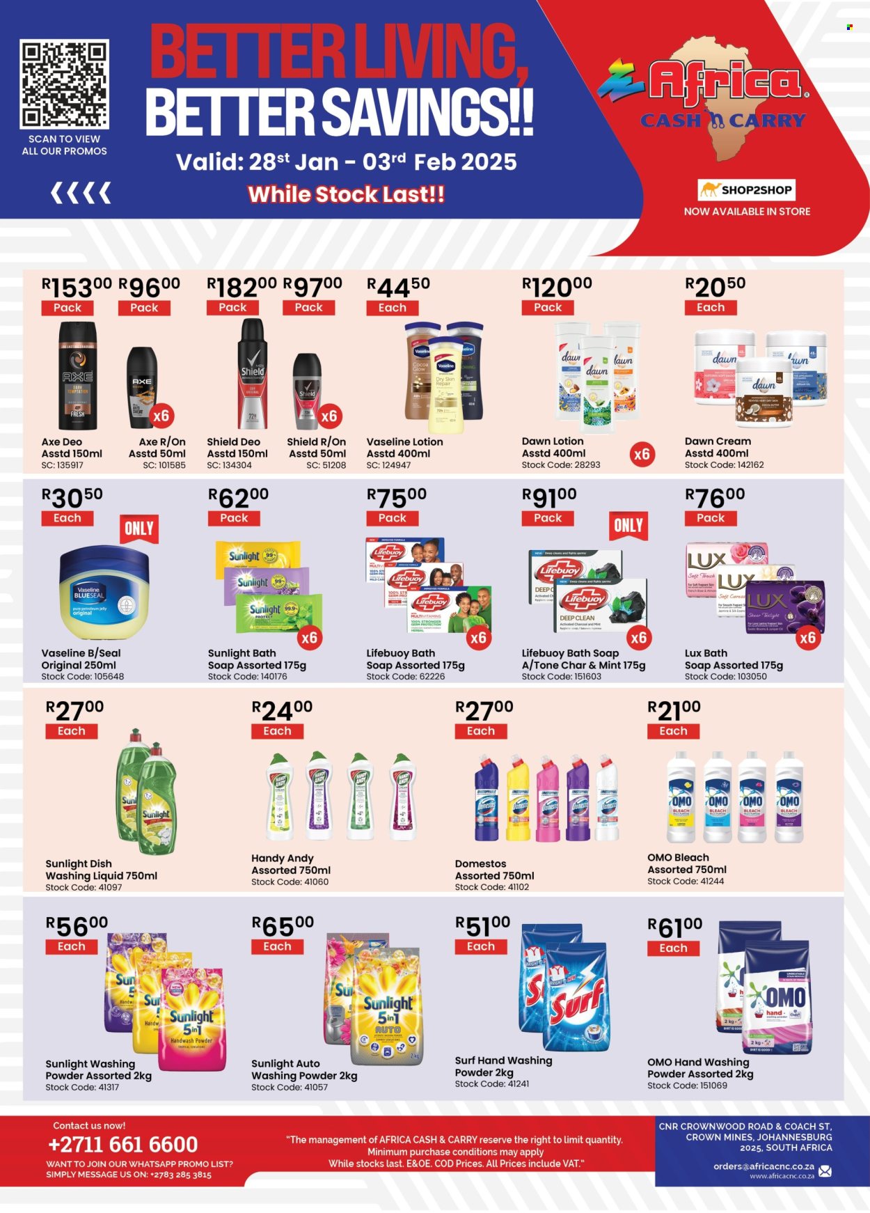 Africa Cash & Carry specials - 28/01/2025 - 03/02/2025. Page 1