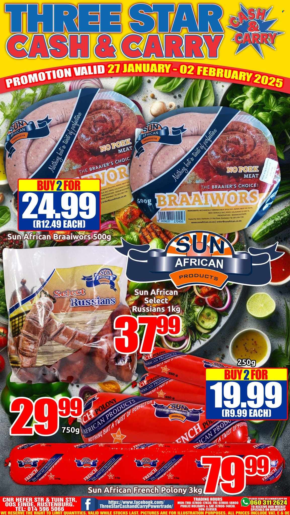 Three Star Cash and Carry specials - 27/01/2025 - 02/02/2025. Page 6
