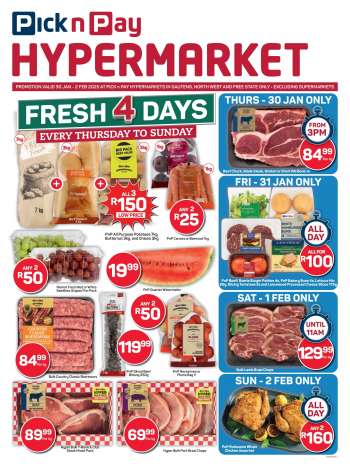 Pick n Pay Hypermarket catalogue  - 30/01/2025 - 02/02/2025.