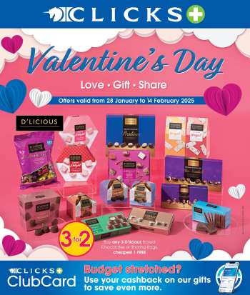 Clicks catalogue  - 28/01/2025 - 14/02/2025.
