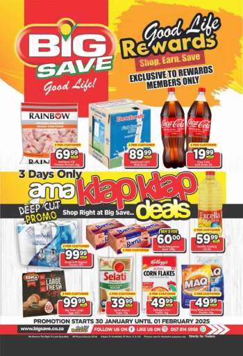 Big Save catalogue  - 30/01/2025 - 01/02/2025.