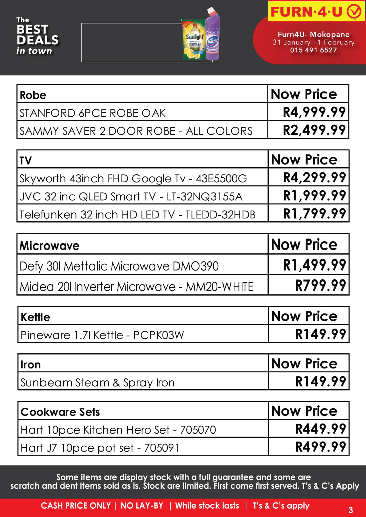 Furn 4 U specials - 31/01/2025 - 01/02/2025. Page 3