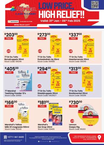 Africa Cash & Carry catalogue  - 31/01/2025 - 06/02/2025.