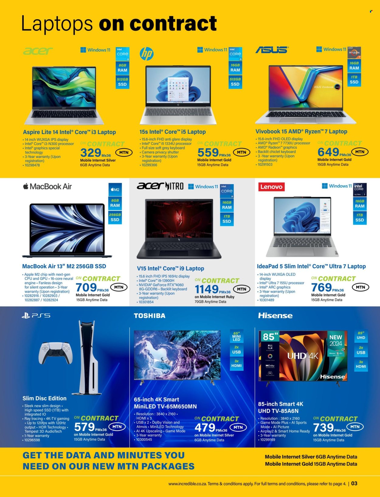 Incredible Connection specials - 01/02/2025 - 06/03/2025. Page 3