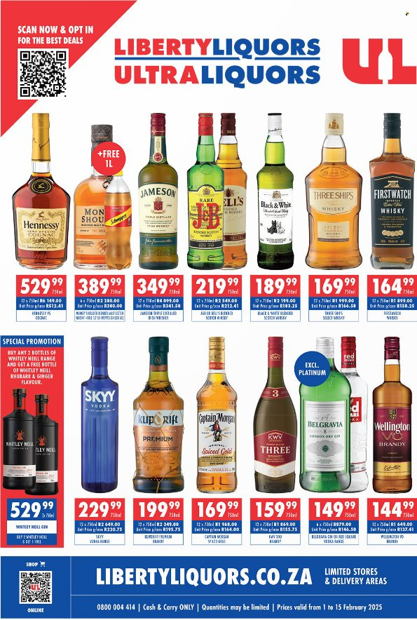 Liberty Liquors specials - 01/02/2025 - 15/02/2025. Page 1