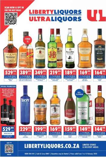 Liberty Liquors catalogue  - 01/02/2025 - 15/02/2025.