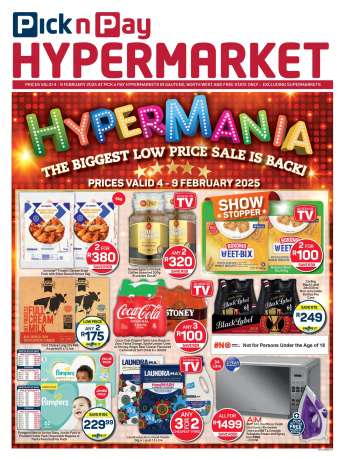 Pick n Pay Hypermarket catalogue  - 04/02/2025 - 09/02/2025.