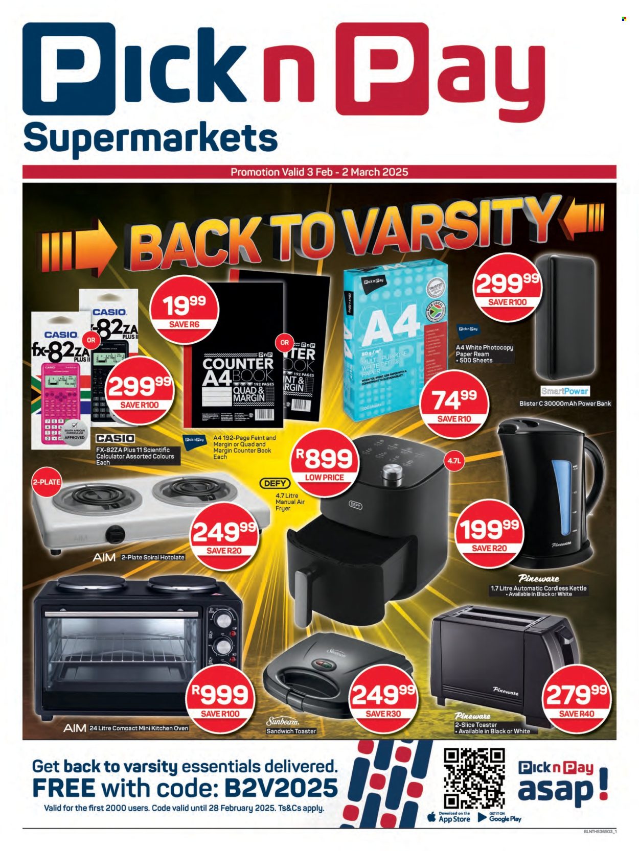Pick n Pay Supermarket specials - 03/02/2025 - 02/03/2025. Page 1