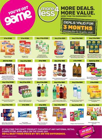 Game catalogue  - 01/02/2025 - 30/04/2025.