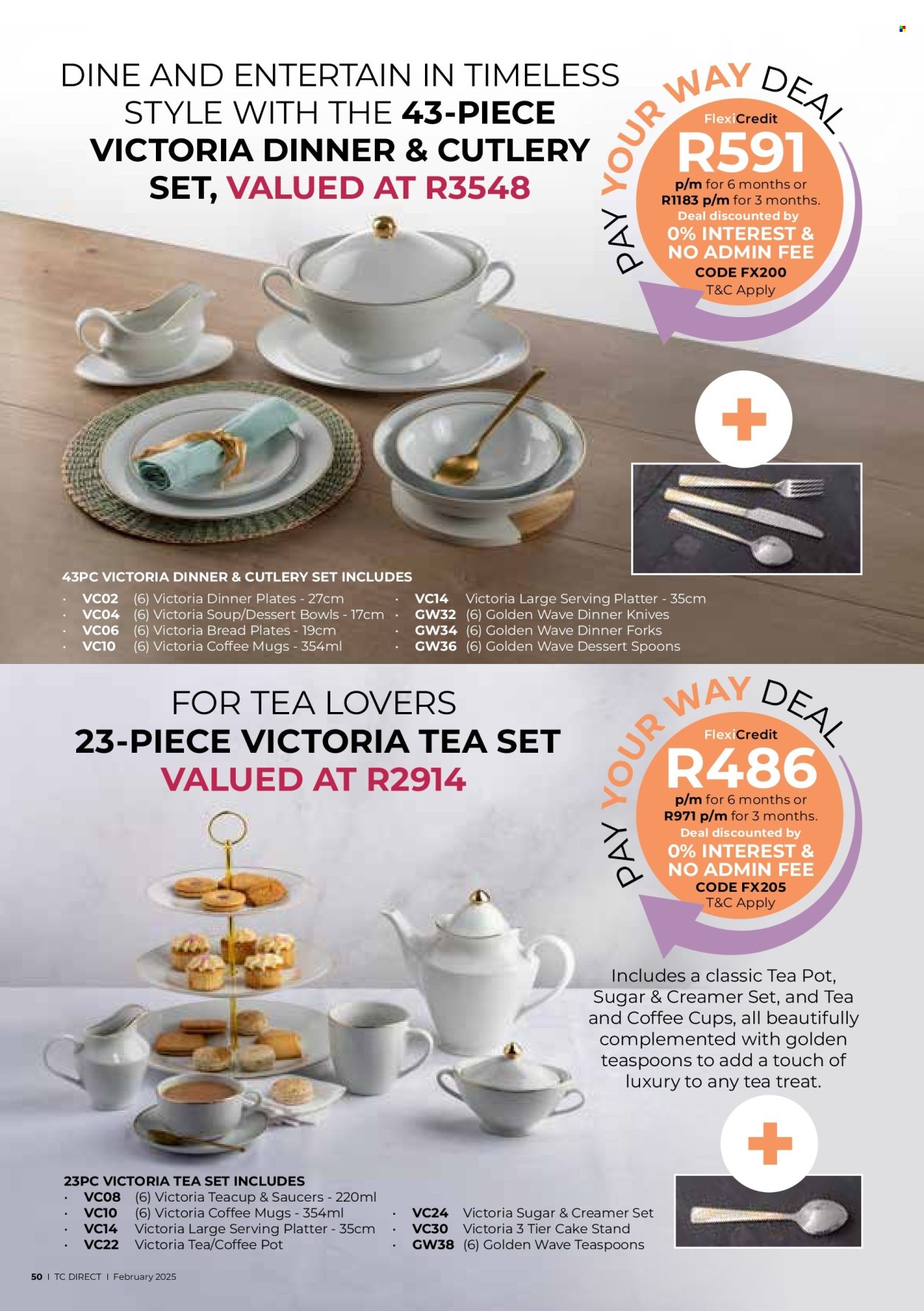 Table Charm Direct specials - 01/02/2025 - 28/02/2025. Page 50