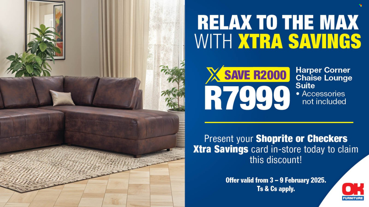 OK Furniture specials - 03/02/2025 - 09/02/2025. Page 1