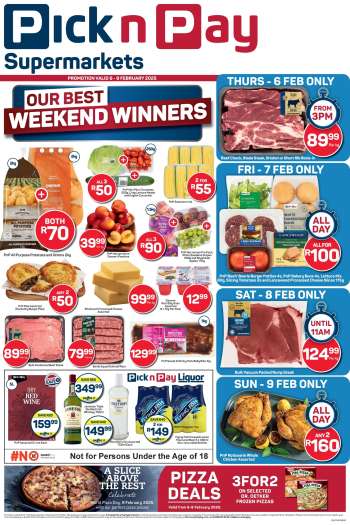 Pick n Pay Supermarket catalogue  - 06/02/2025 - 09/02/2025.