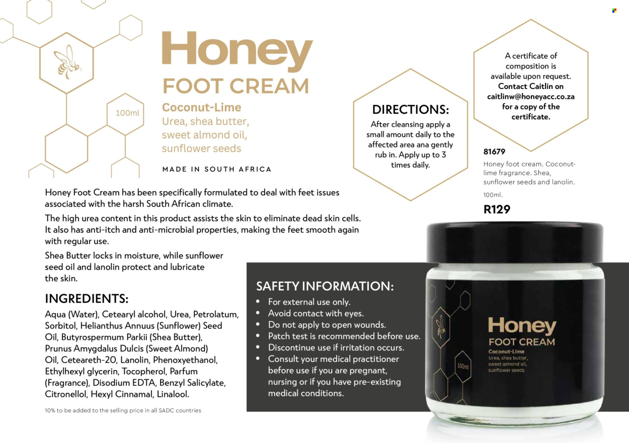 Honey specials. Page 89