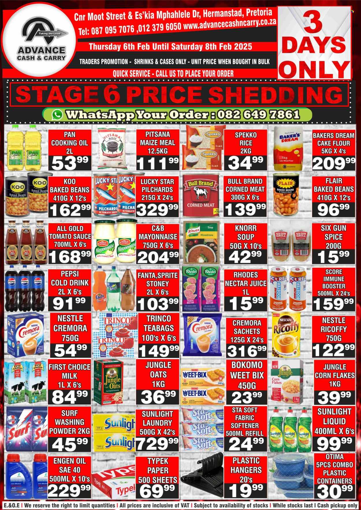 Advance Cash & Carry specials - 06/02/2025 - 08/02/2025. Page 1
