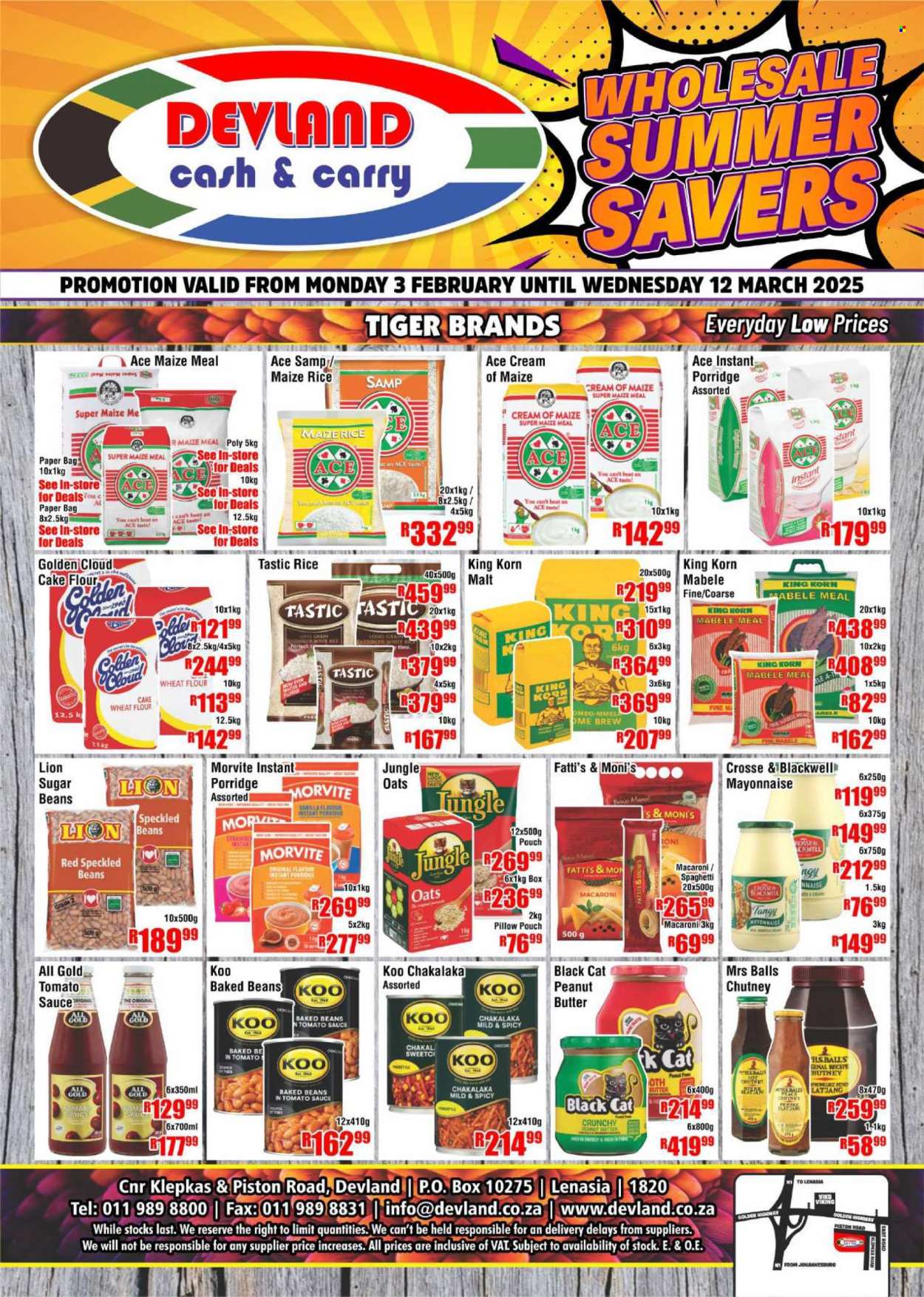 Devland specials - 03/02/2025 - 12/03/2025. Page 1