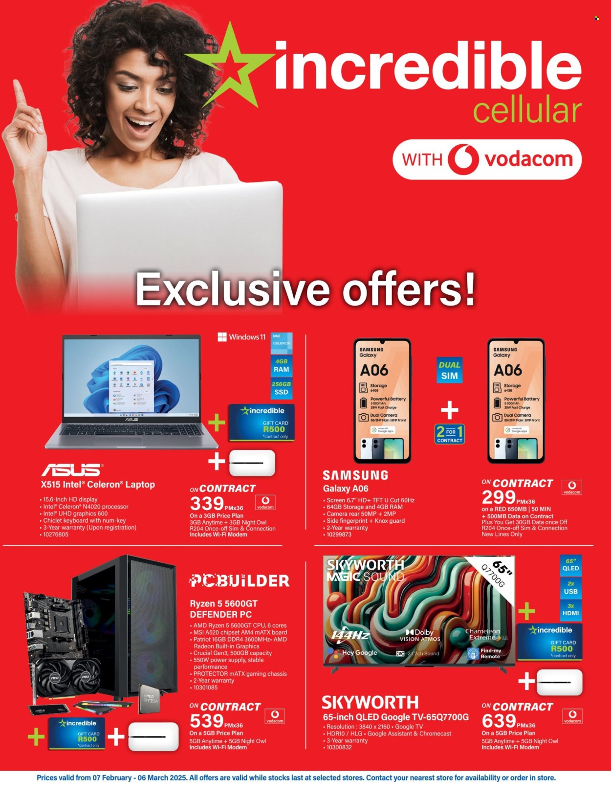 Incredible Connection specials - 07/02/2025 - 06/03/2025. Page 1