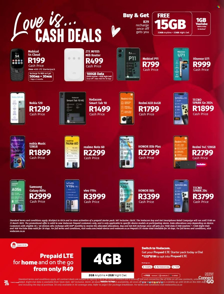 Vodacom specials - 07/02/2025 - 06/03/2025. Page 26
