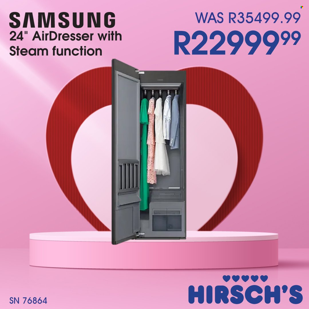 Hirsch's specials. Page 1