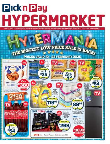 Pick n Pay Hypermarket catalogue  - 10/02/2025 - 23/02/2025.