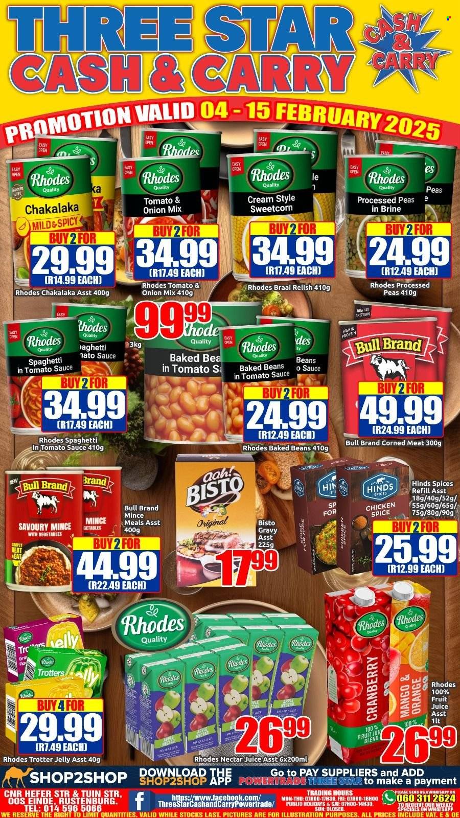 Three Star Cash and Carry specials - 04/02/2025 - 15/02/2025. Page 1