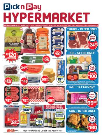 Pick n Pay Hypermarket catalogue  - 13/02/2025 - 16/02/2025.