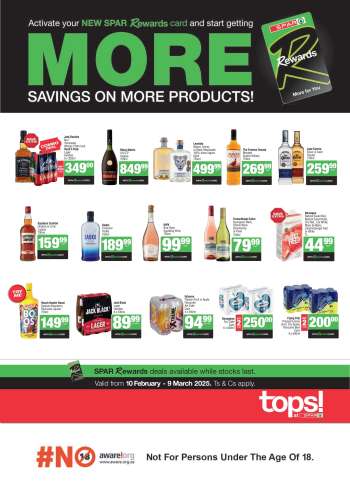TOPS at SPAR catalogue  - 10/02/2025 - 09/03/2025.