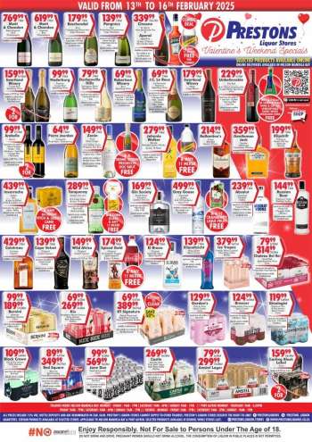 Prestons Liquor Stores catalogue  - 13/02/2025 - 16/02/2025.