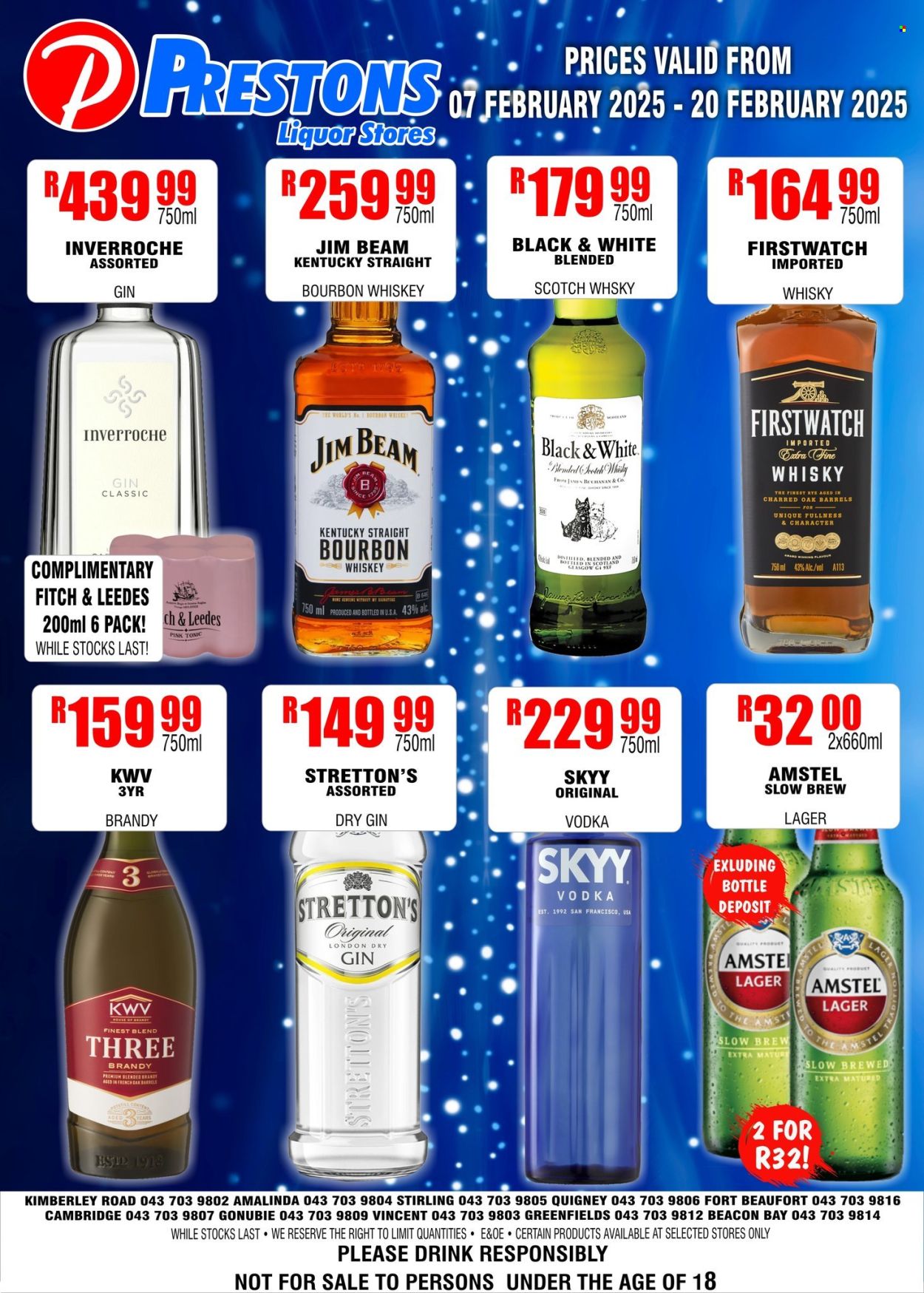 Prestons Liquor Stores specials - 07/02/2025 - 20/02/2025. Page 1